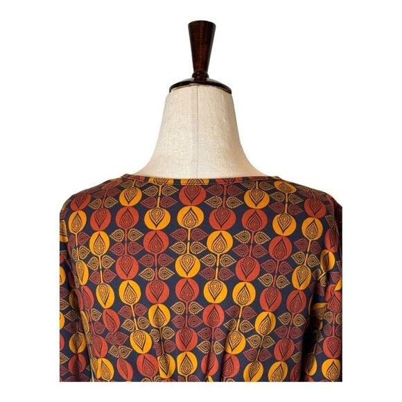 Patagonia Dress Women Medium Orange Bijou‎ Dot Bengal Margot Mini Athleisure - Picture 5 of 10